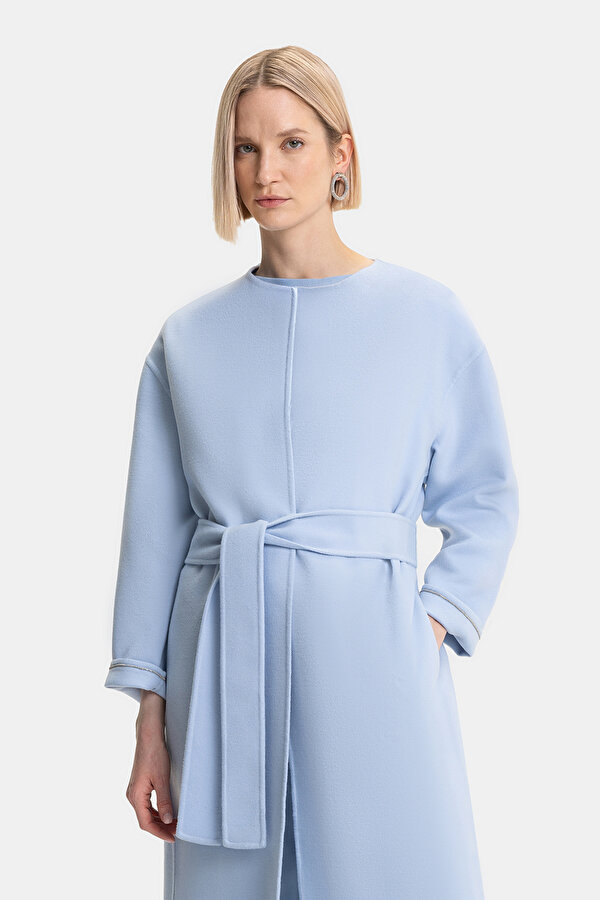 BLUE REEFER JACKET