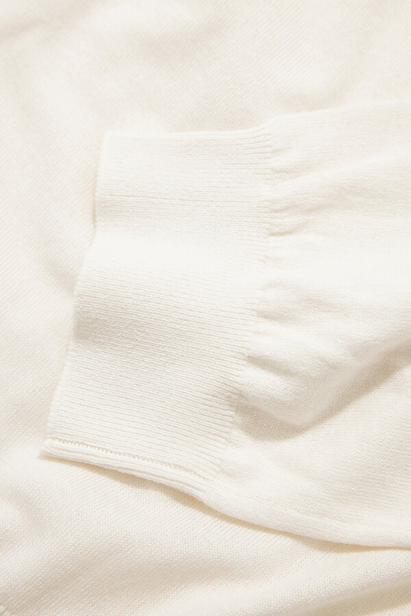 ECRU V NECK TRICOT 7