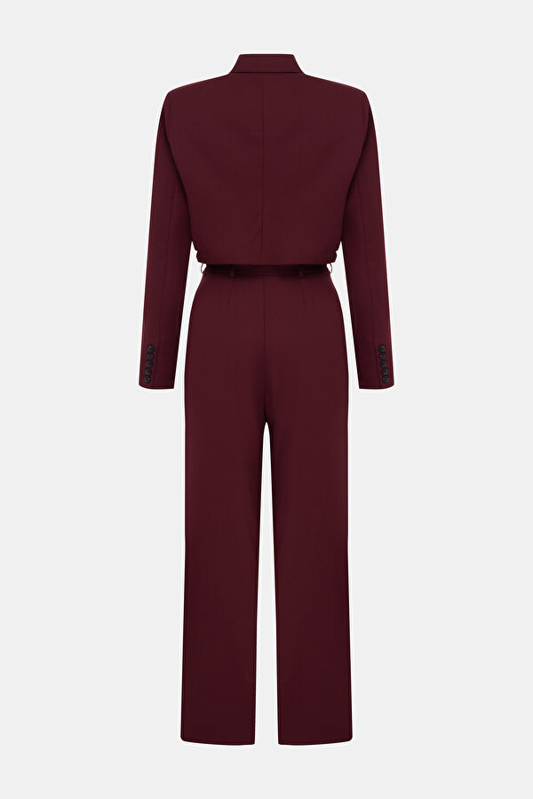 MAROON JUMPSUİT 2