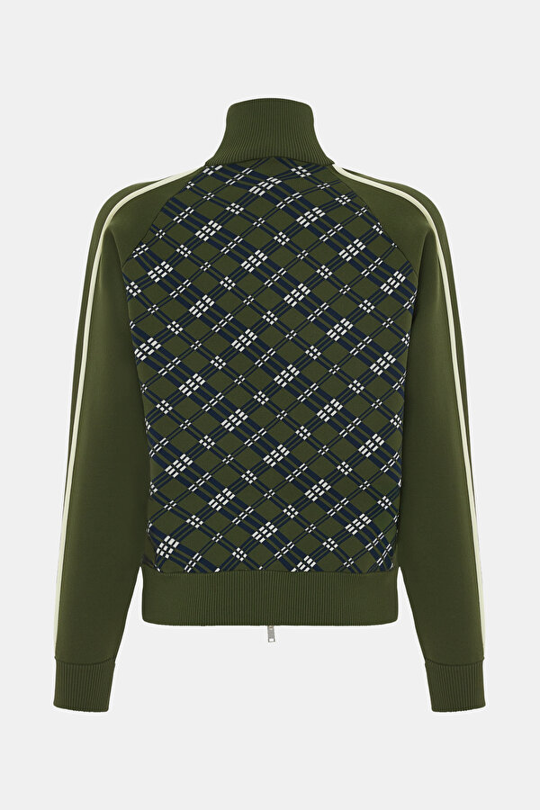 NAVY BLUE DESİGN FİLLED CARDİGAN 2