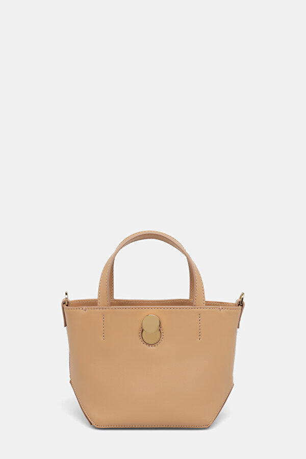 BEIGE LEATHER BAG