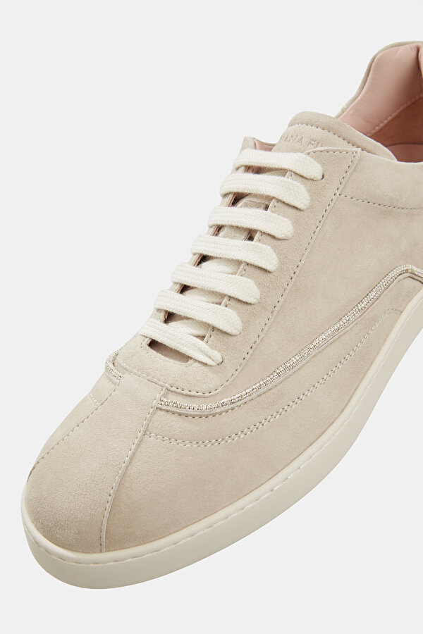 ECRU SUEDE SHOE 6