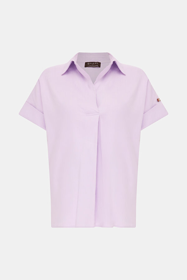 LILAC SHORT SLEEVE SHIRT 7