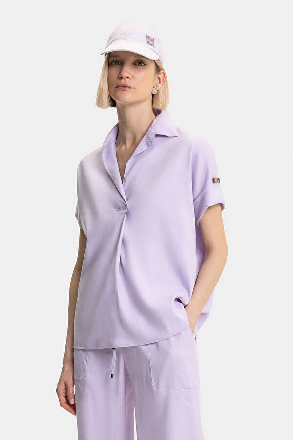 LILAC SHORT SLEEVE SHIRT