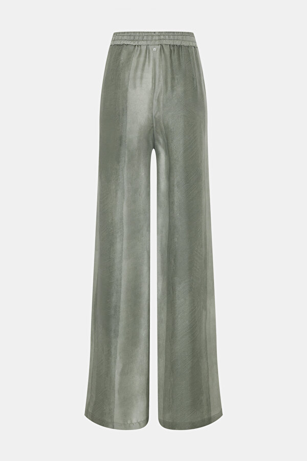 KHAKI WIDE LEG TROUSERS 6