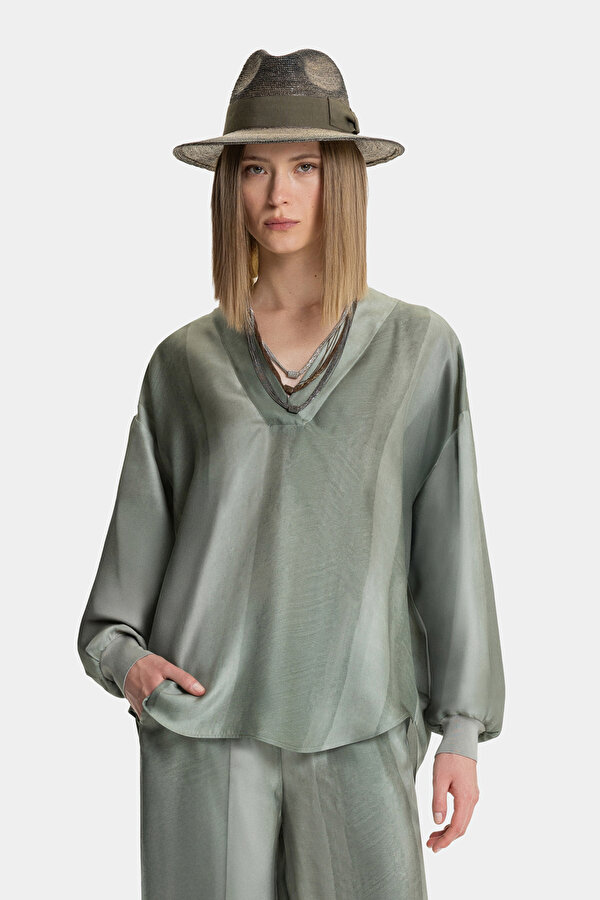 KHAKI LONG SLEEVE SHIRT