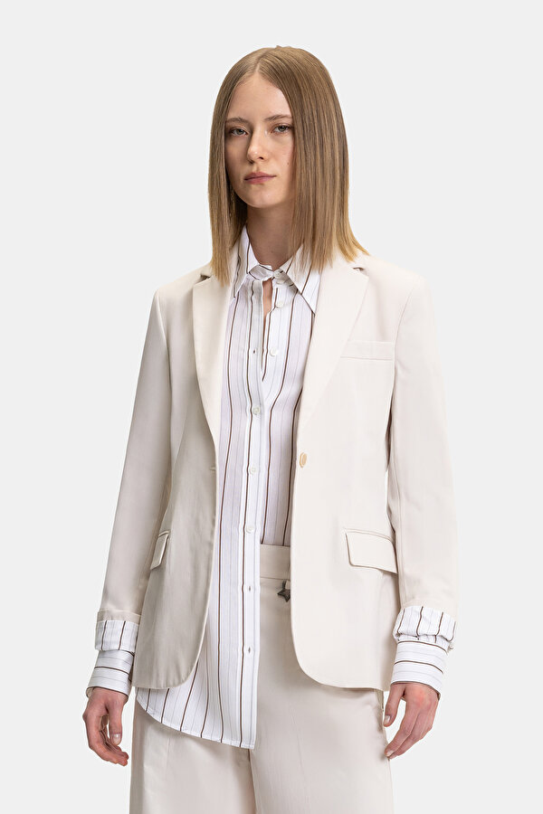 BROWN SHAWL COLLAR JACKET