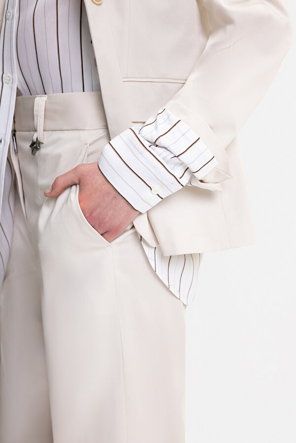 BROWN SHAWL COLLAR JACKET 6
