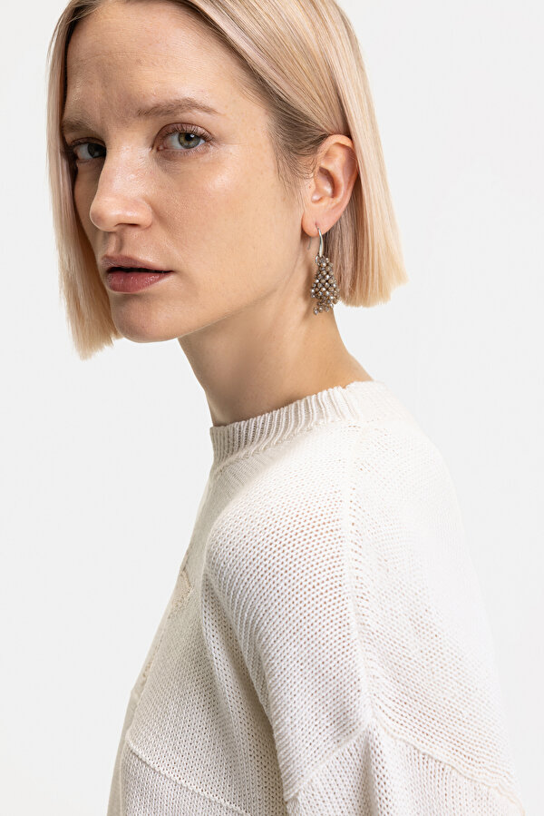 ECRU BASIC / ROUND NECKLINE TRICOT 7