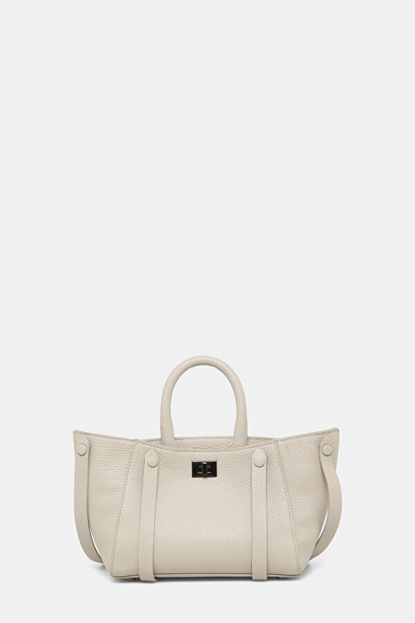 BEIGE LEATHER BAG