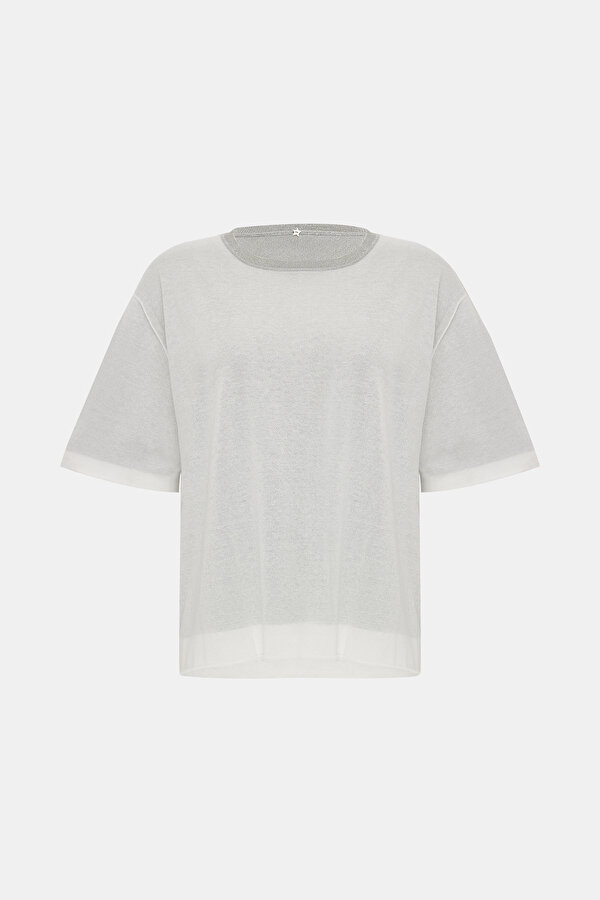 KHAKI BASIC / ROUND NECKLINE TRICOT 7