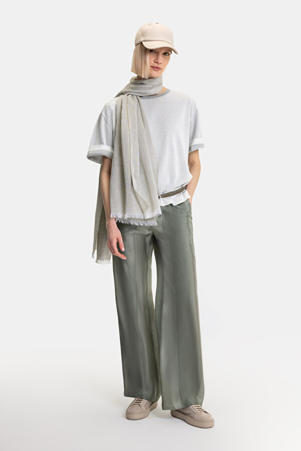 KHAKI BASIC / ROUND NECKLINE TRICOT 6