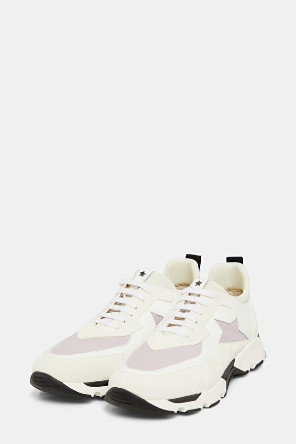 WHITE LEATHER SNEAKER KADIN 2
