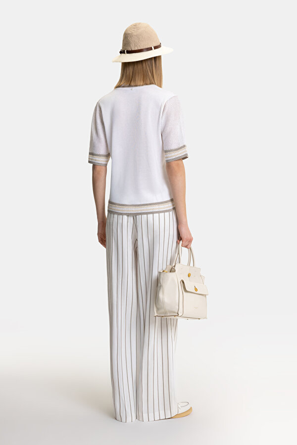 WHITE POLO NECK TRICOT 6