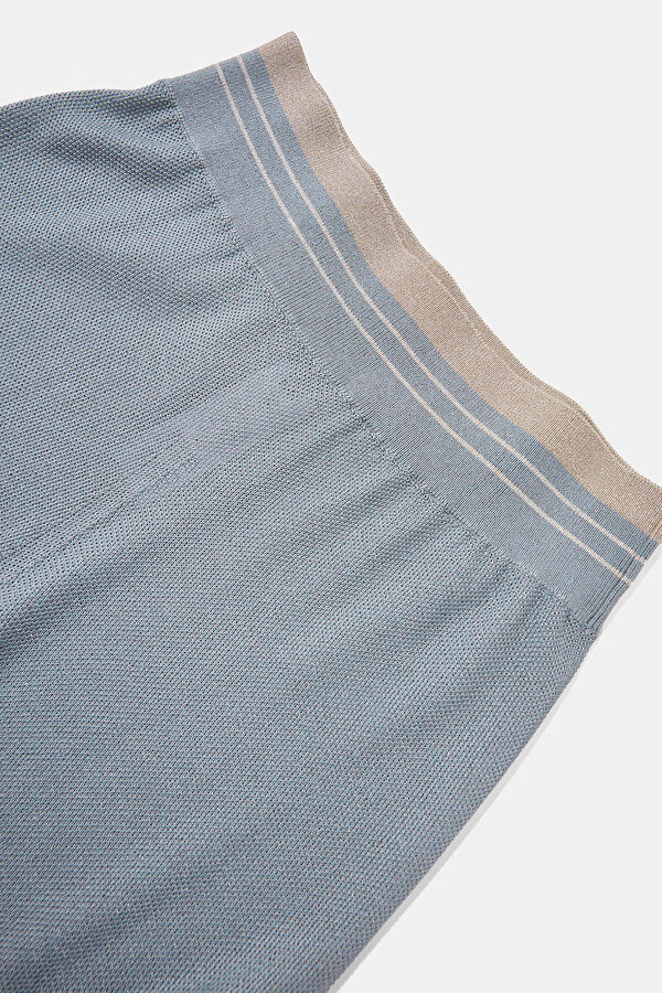 BLUE WIDE LEG TROUSERS 7