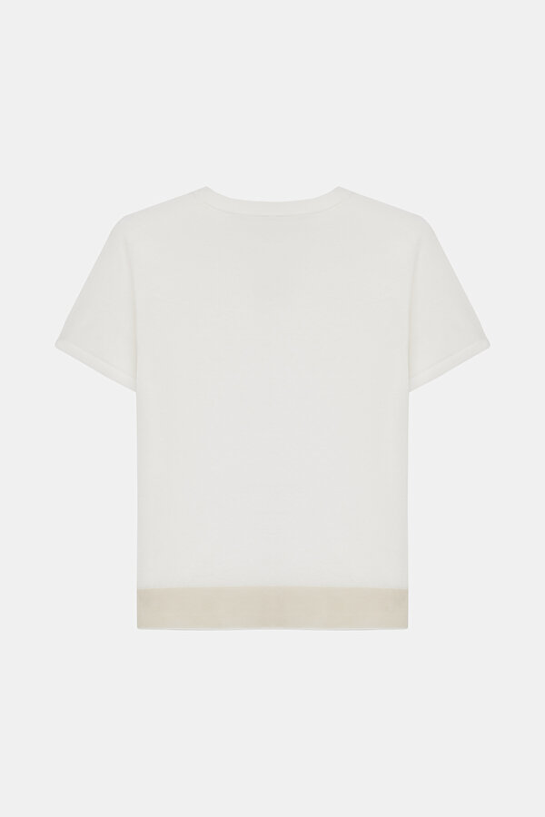 ECRU BASIC / ROUND NECKLINE TRICOT 7