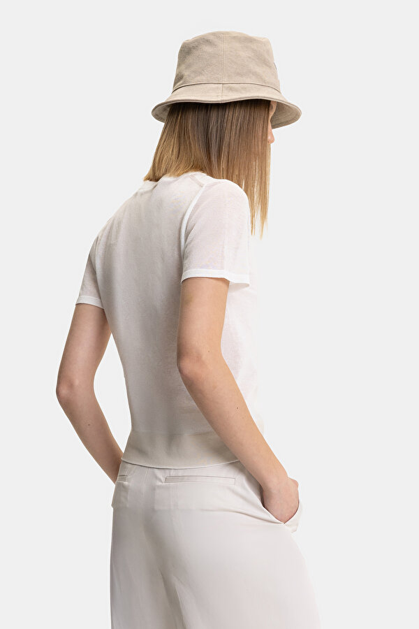 ECRU BASIC / ROUND NECKLINE TRICOT 2