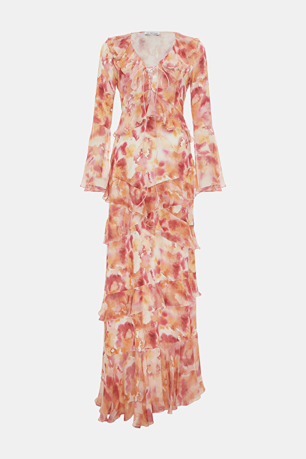 LIGHT ORANGE DRESS