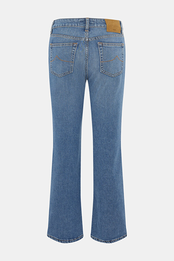 MAVİ DÜZ KESİM DENIM PANTOLON 2