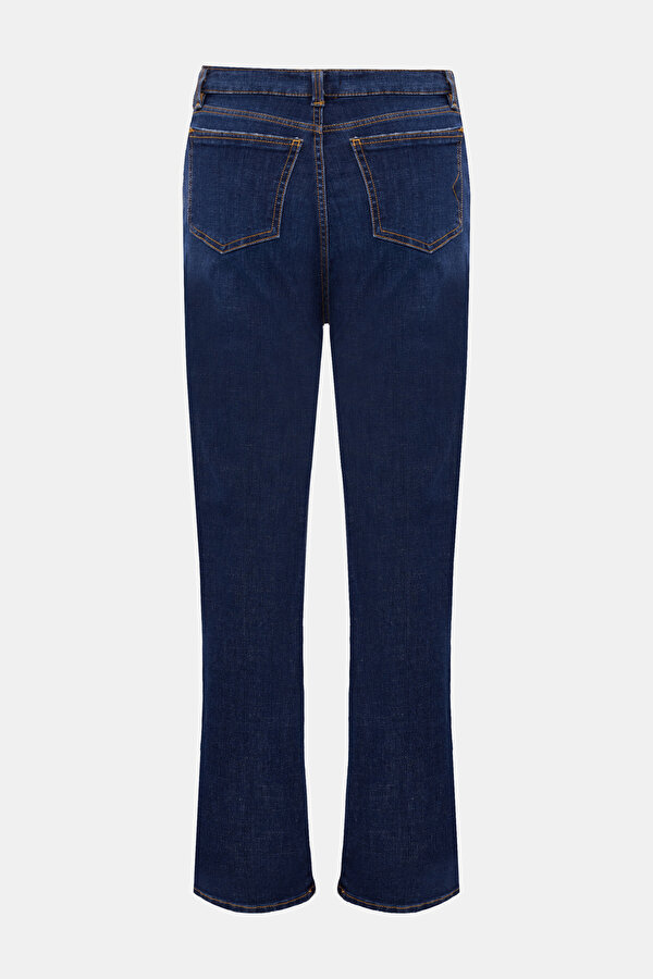 LACİVERT DAR KESİM DENIM PANTOLON 6