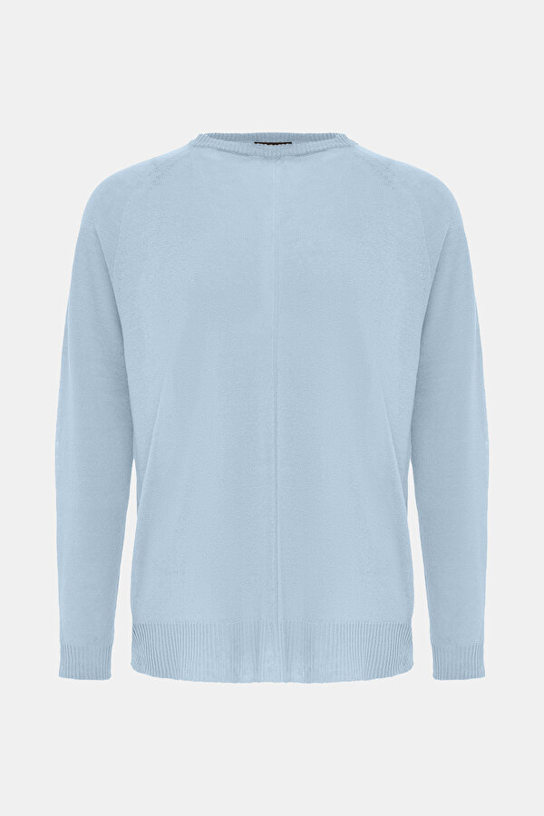 BLUE BASIC / ROUND NECKLINE