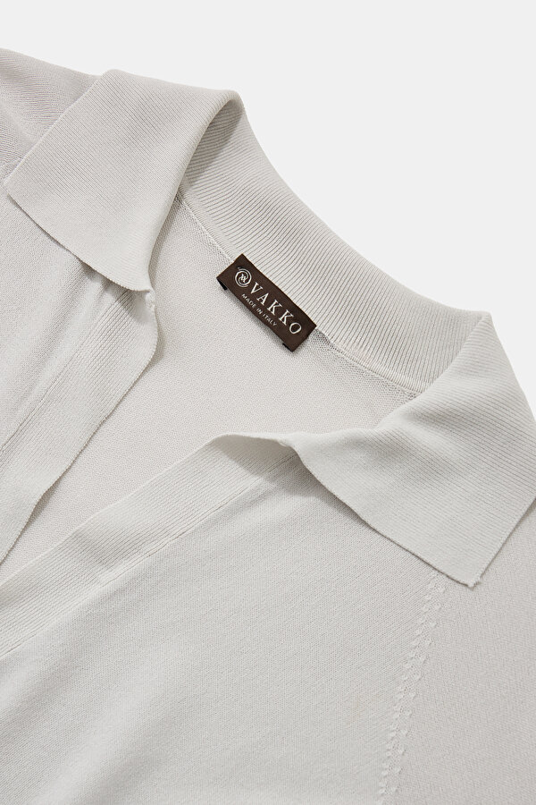 LIGHT GREY POLO NECK 6