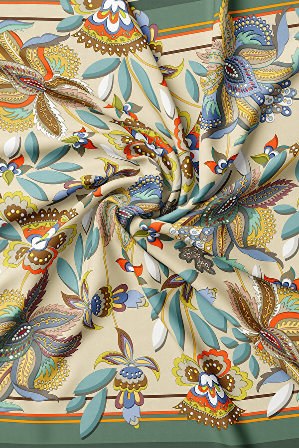 NEPHY ETHNIC DESIGN TWILL SCARF 2
