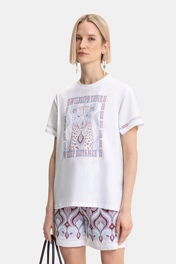 BLUE BASIC / ROUND NECKLINE SHORT SLEEVE TSHIRT