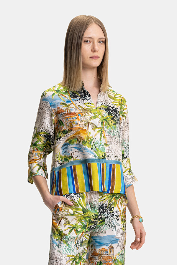 BLUE LONG SLEEVE SHIRT