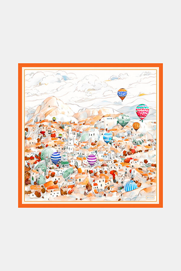 ORANGE VIEW DESIGN TWILL BANDANA