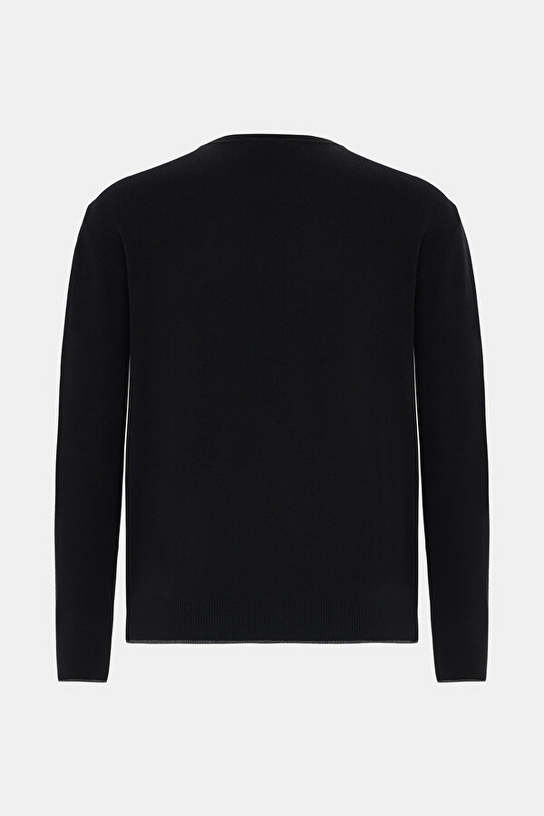 BLACK BASIC / ROUND NECKLINE TRICOT 2
