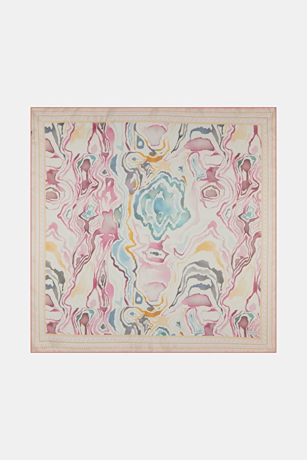LIGHT PINK BATIK ETAMIN VOILE SCARF