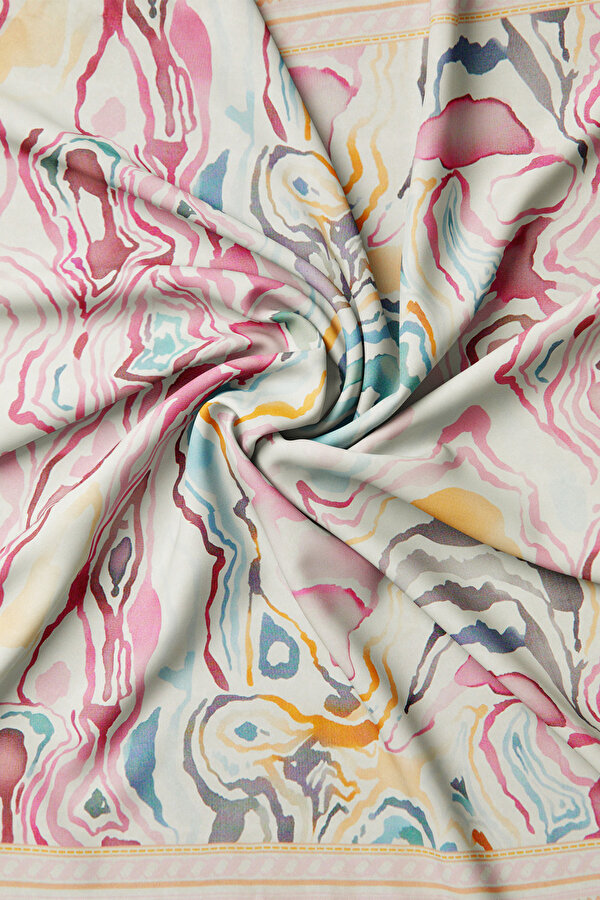 LIGHT PINK BATIK ETAMIN VOILE SCARF 2