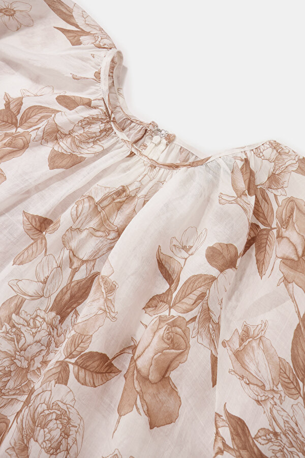 BEIGE LONG SLEEVE DRESS 11