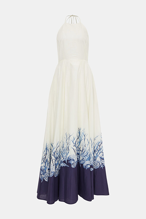 BLUE SLEEVELESS DRESS 7