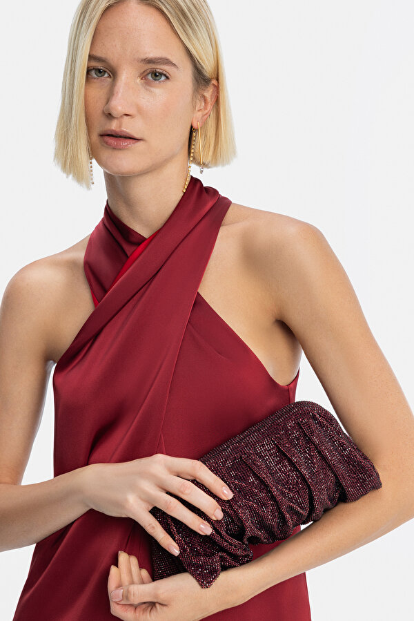 RED SLEEVELESS BLOUSE 6
