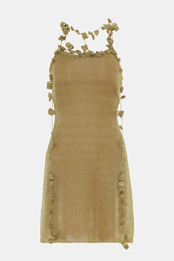 GOLD MINI DRESS