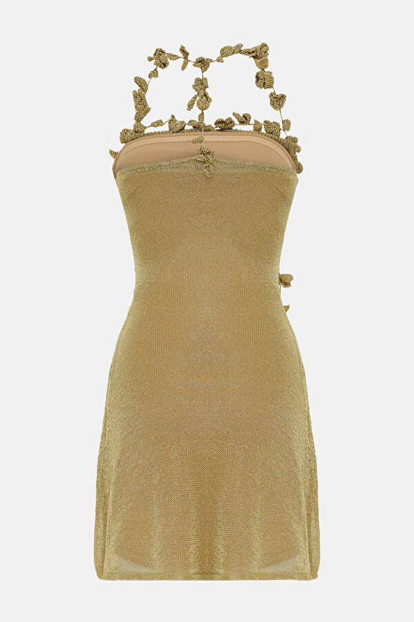 GOLD MINI DRESS 2