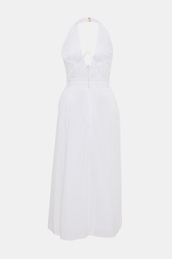 WHITE MIDI DRESS 2