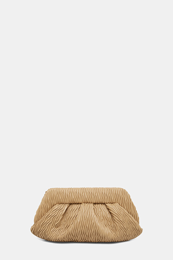 BEIGE ECO LEATHER BAG