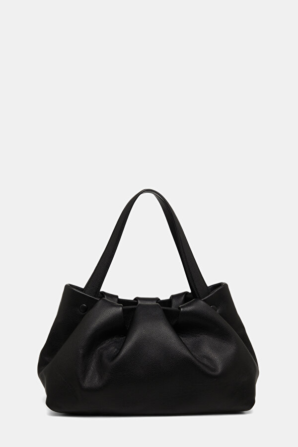 BLACK ECO LEATHER BAG