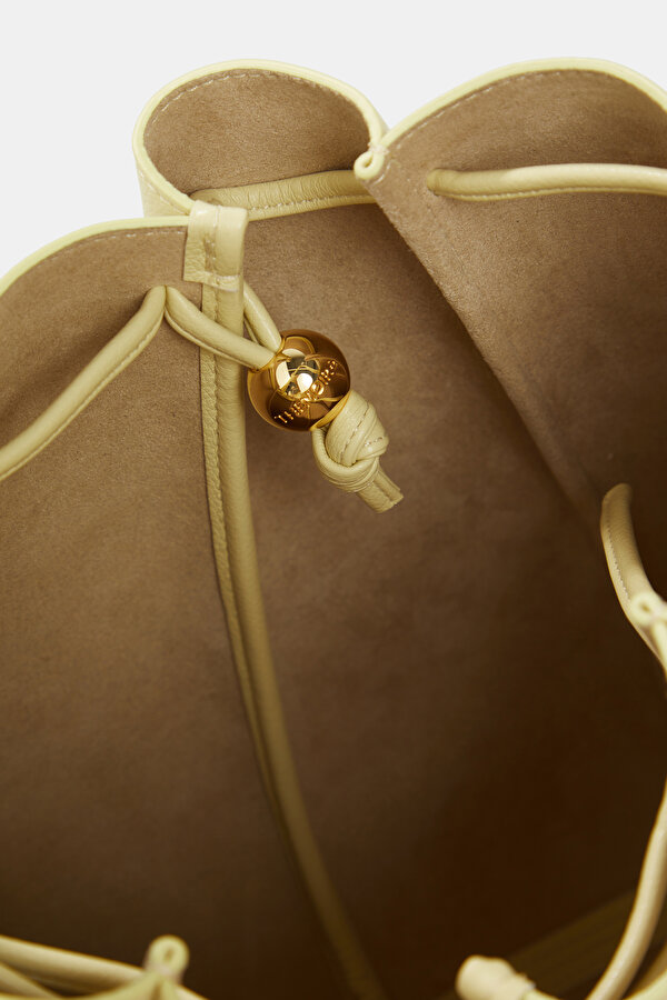 YELLOW ECO LEATHER BAG 6