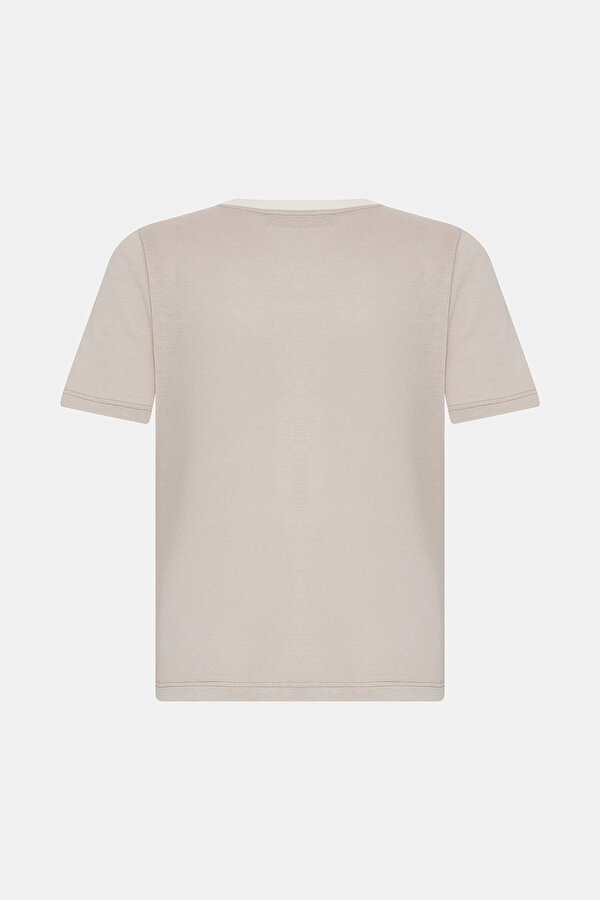 ECRU BASIC / ROUND NECKLINE TRICOT 6