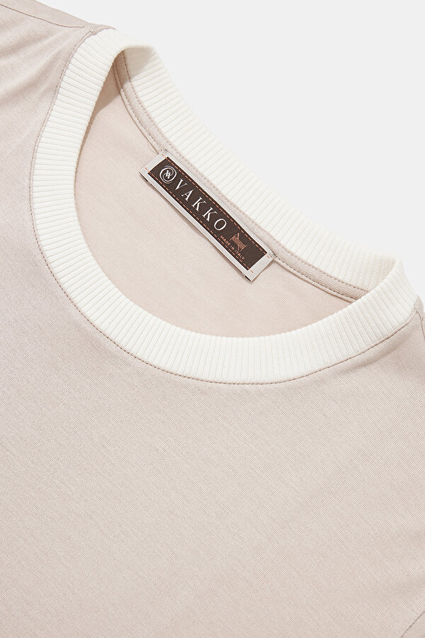ECRU BASIC / ROUND NECKLINE TRICOT 7