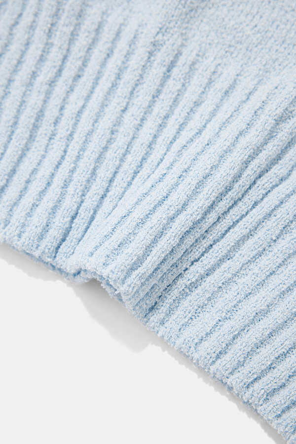 BLUE BASIC / ROUND NECKLINE TRICOT 7