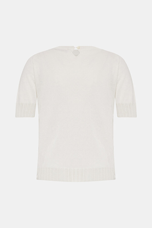 ECRU BASIC / ROUND NECKLINE TRICOT 6