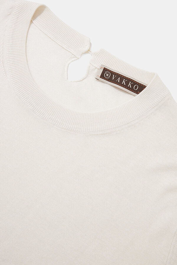 ECRU BASIC / ROUND NECKLINE TRICOT 7