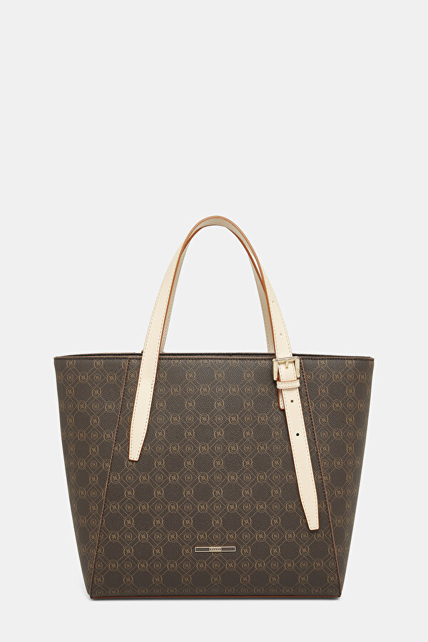 TAN MONOGRAM BAG