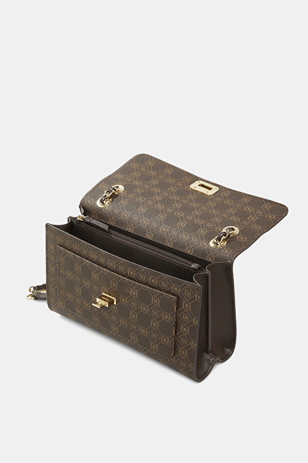 BEIGE MONOGRAM BAG 7