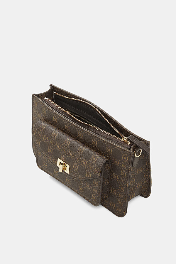 BEIGE MONOGRAM BAG 7